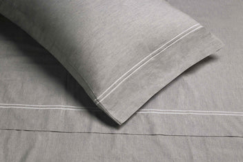 Luxury Heathered Double Stitch Bedding - thumbnail 2