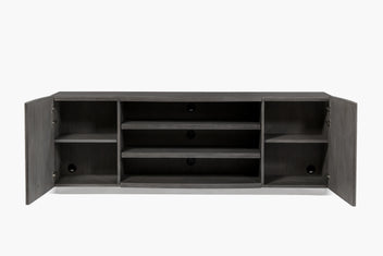 Pierre Fluted Open Media Cabinet - thumbnail 3