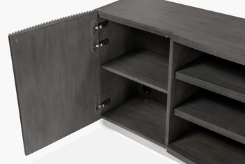 Pierre Fluted Open Media Cabinet - thumbnail 10