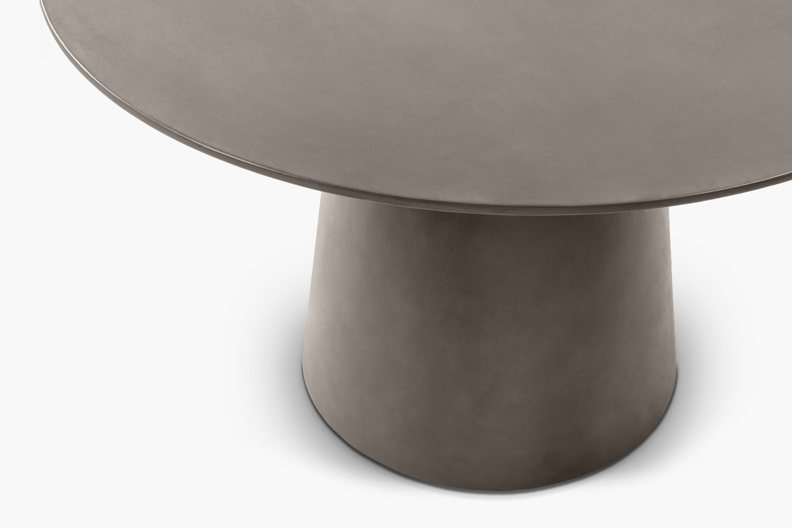 Terrin Concrete Pedestal Dining Table - thumbnail 2