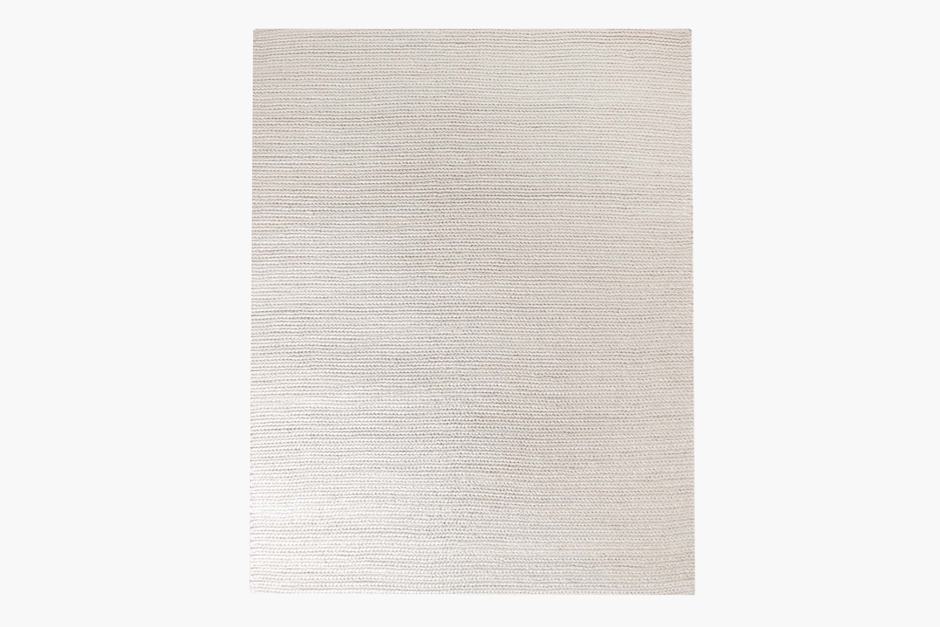 Studio White Chunky Knit Floor Rug