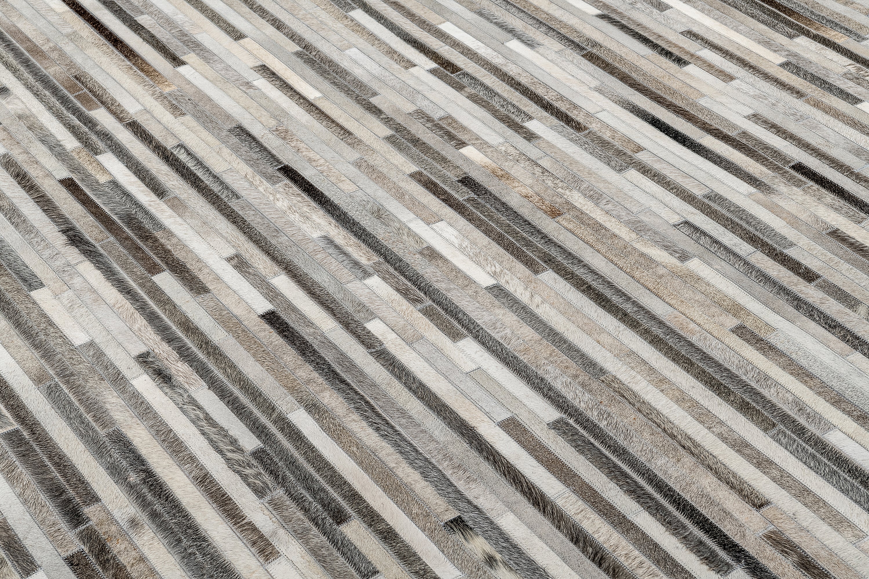 South American Cowhide Stripe Rug - thumbnail 7