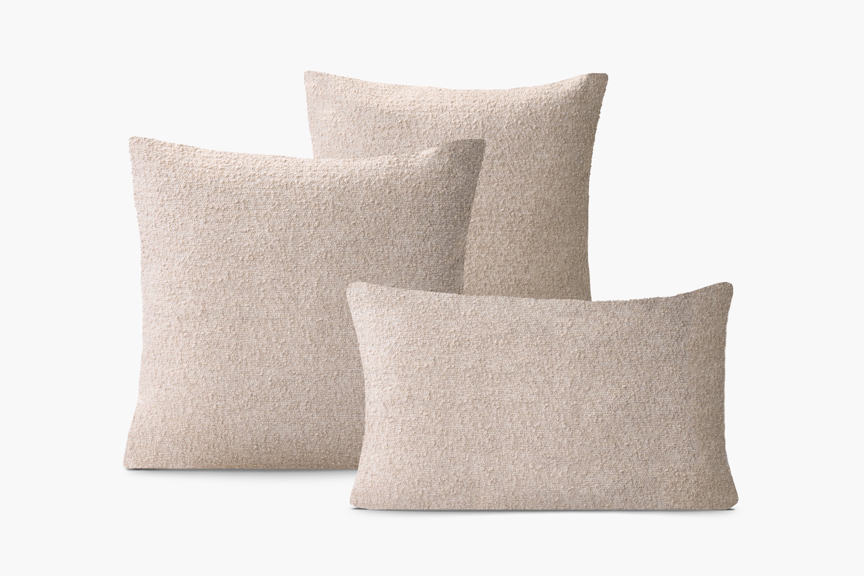 Performance Boucle Pillow - Sand - thumbnail 1