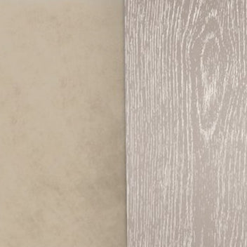 Saddle Parchment | Cloudy Grey Cerused - color option