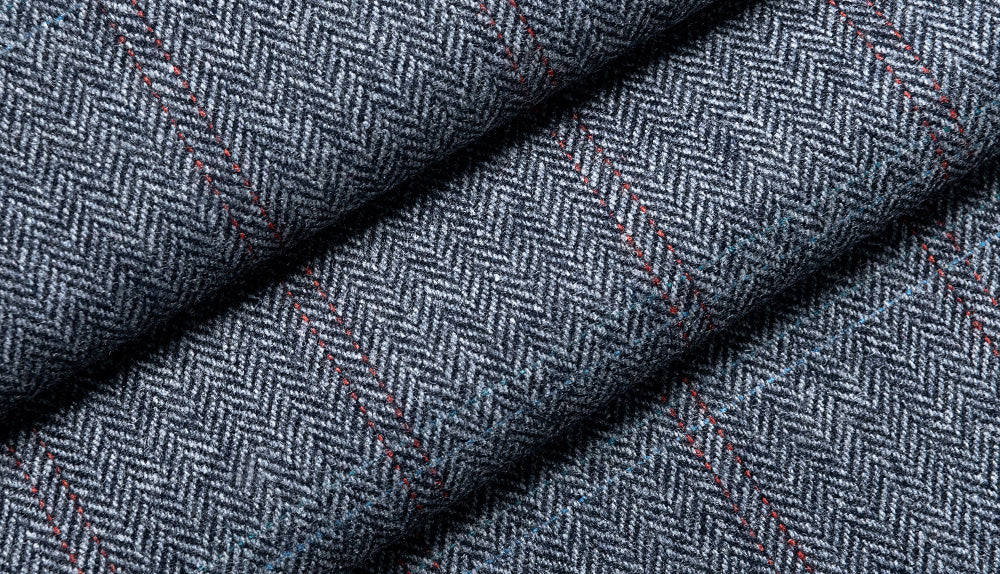 Wool Herringbone Stripe