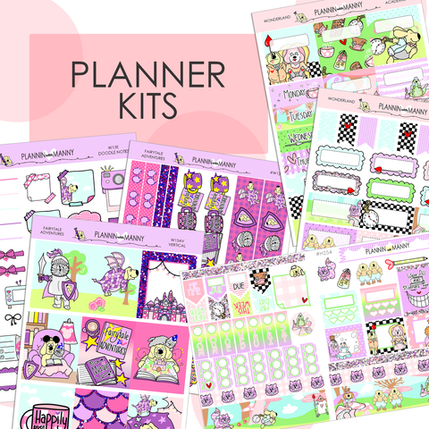 LLM205 MONTHLY PLANNER STICKERS - Plannin Manny Collection