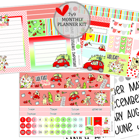 LLM238 MONTHLY PLANNER STICKERS - Whoville Collection – Plannin with Manny