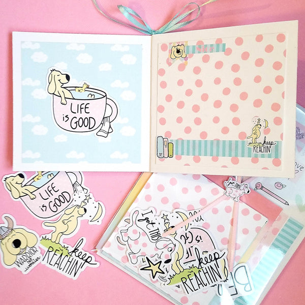 MSB102  MINI SCRAPBOOK GIFTCARD KIT - Manny Wishes Collection