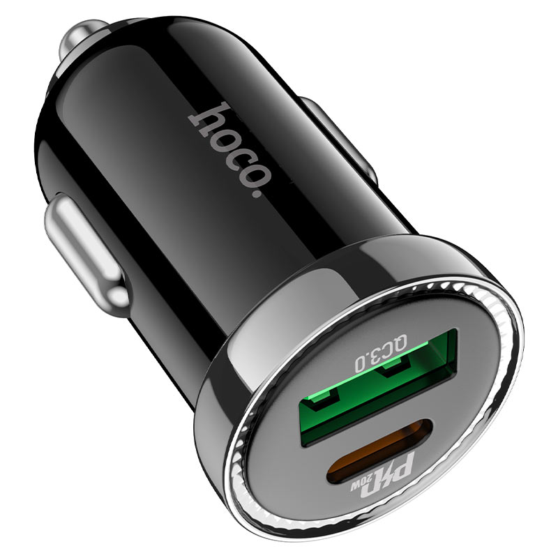 mini 20W USB-C PD + 18W USB Fast Car Charger