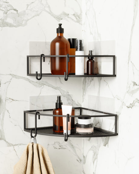 Umbra Cubiko Black Hanging Shower Caddy + Reviews