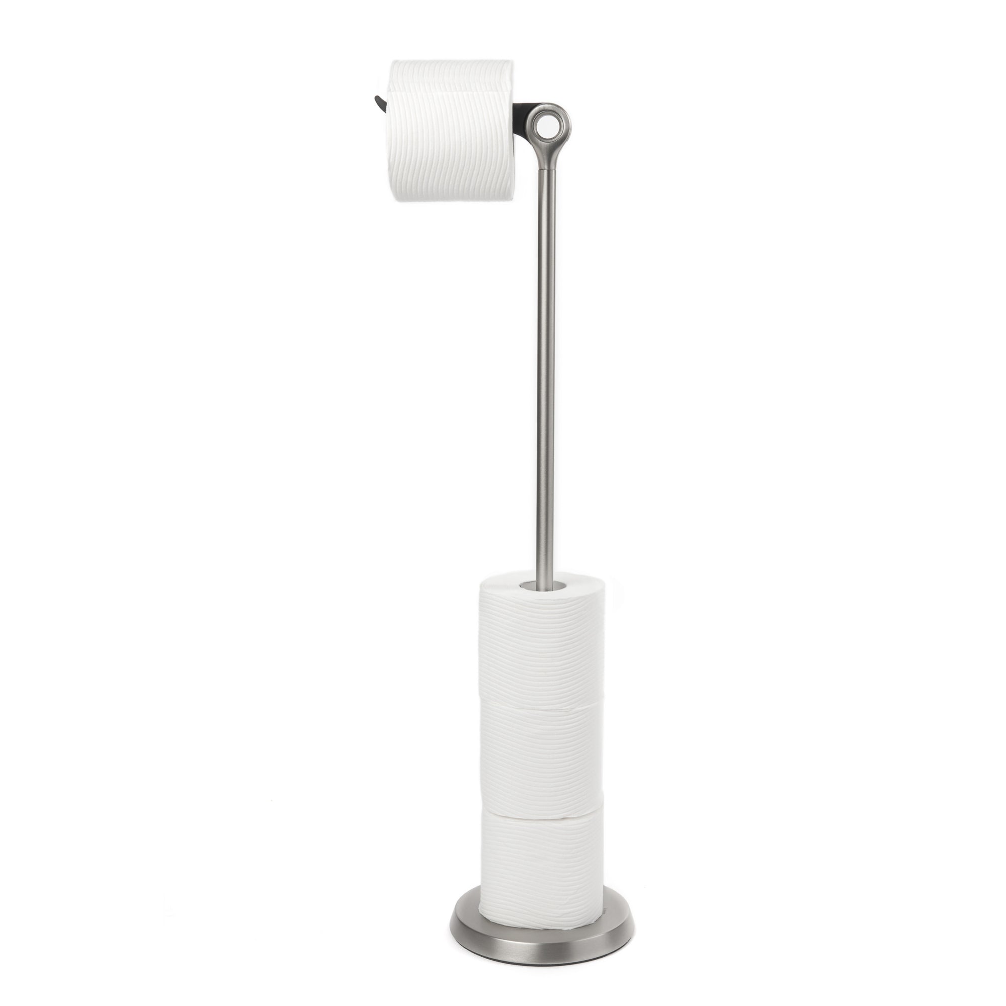 toilet paper stand chrome