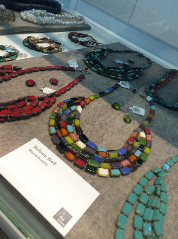 Stefanie Wolf's jewelry at the MAD Museum in Manhattan