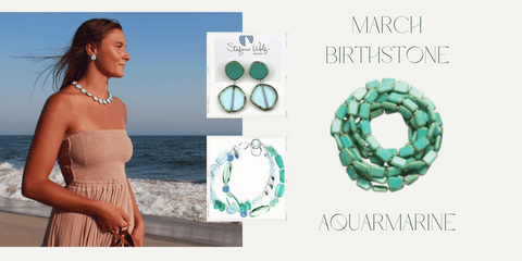 March Birthstones in Aquamarine and Ocean-Inspired Gifts for Birthdays
