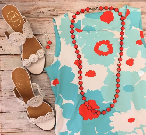 Clothes, sandals and jewelry at Island Outfitters in Edgartown Martha's Vineyard