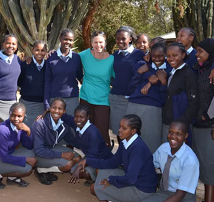 Roberta at Daraja Academy in Kenya