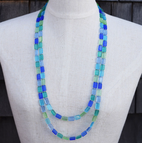 long beaded necklace trilogy