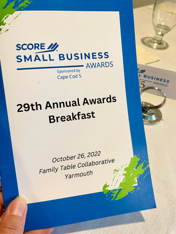 Score Small Business Awards 29th Annual Awards Breakfast pamphlet