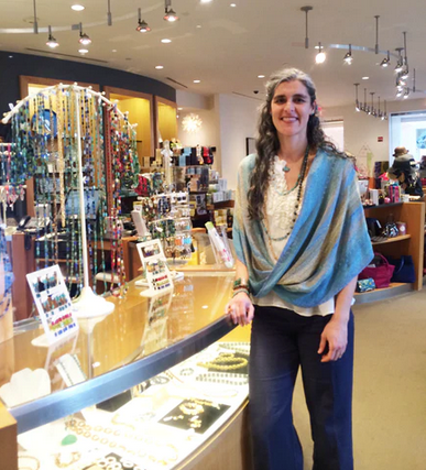 Stefanie Wolf at the Peabody Essex Museum Gift Shop