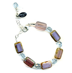 Little Girls Bracelet in Pretty Purple by Stefanie Wolf, Martha's VIneyard