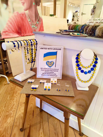 Ukraine jewelry display