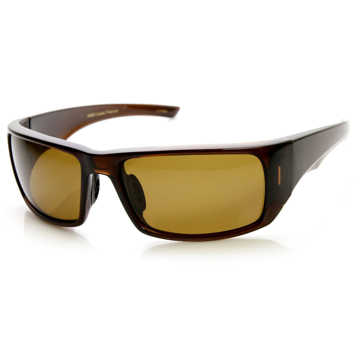 Mens Polarized Action Sports Wrap Around Sunglasses zeroUV