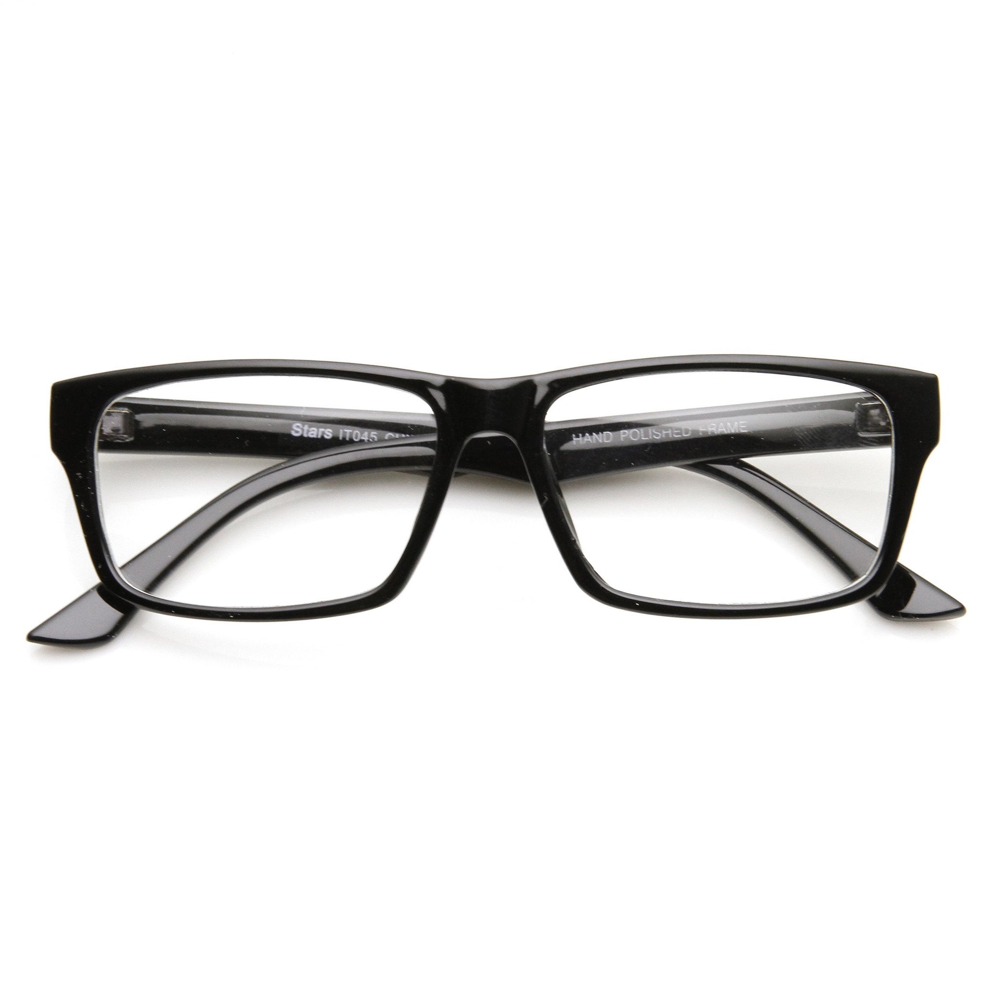 Modern Fashion Rx Optical Rectangle Clear Lens Glasses Zerouv 