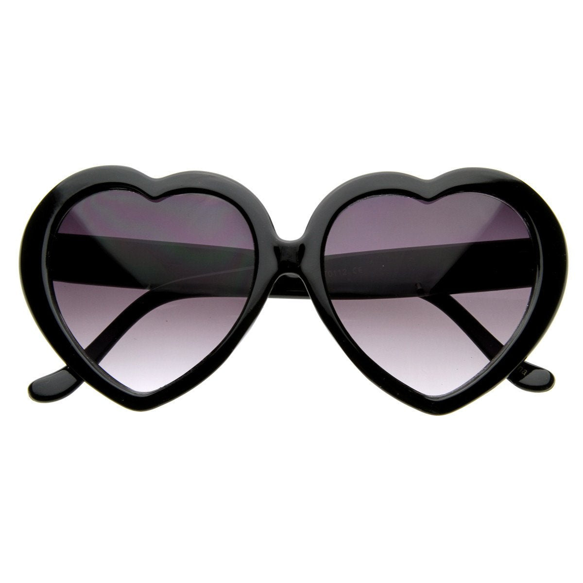 black heart shaped sunglasses aesthetic dollette coquette - Girl