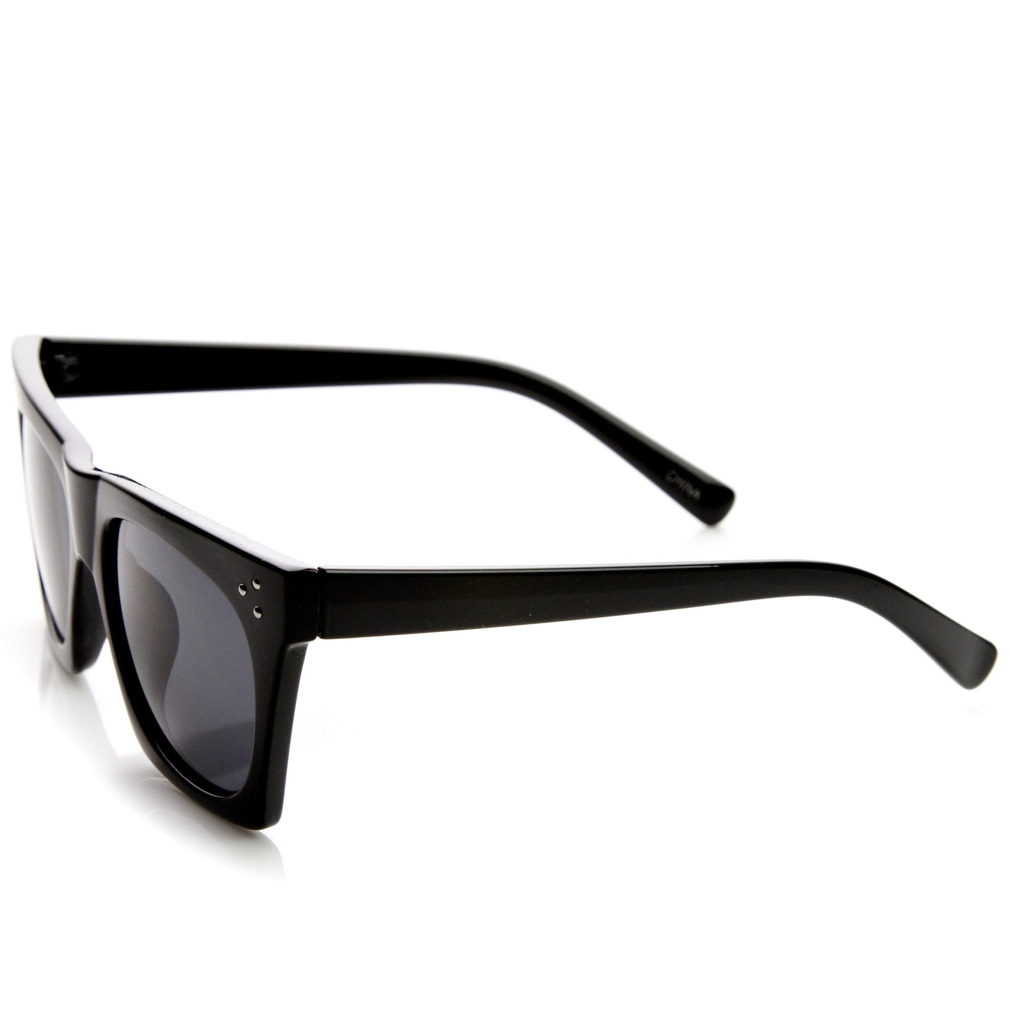 Women's Retro Modern Horned Rim Cat Eye Sunglasses - zeroUV