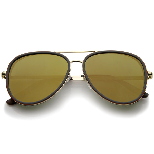 European Roadster Side Cover Mirrored Lens Sunglasses - zeroUV