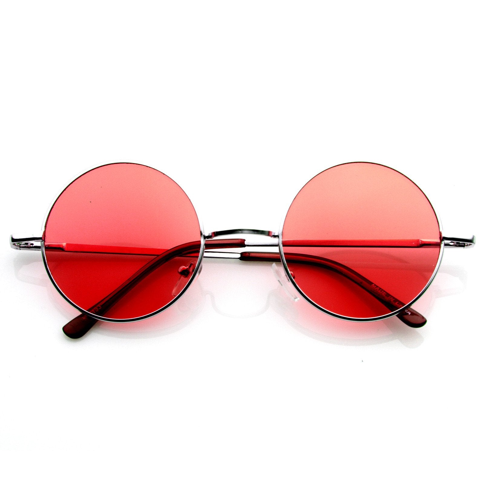 Retro Hippie Fashion Metal Color Lens Sunglasses Zerouv 