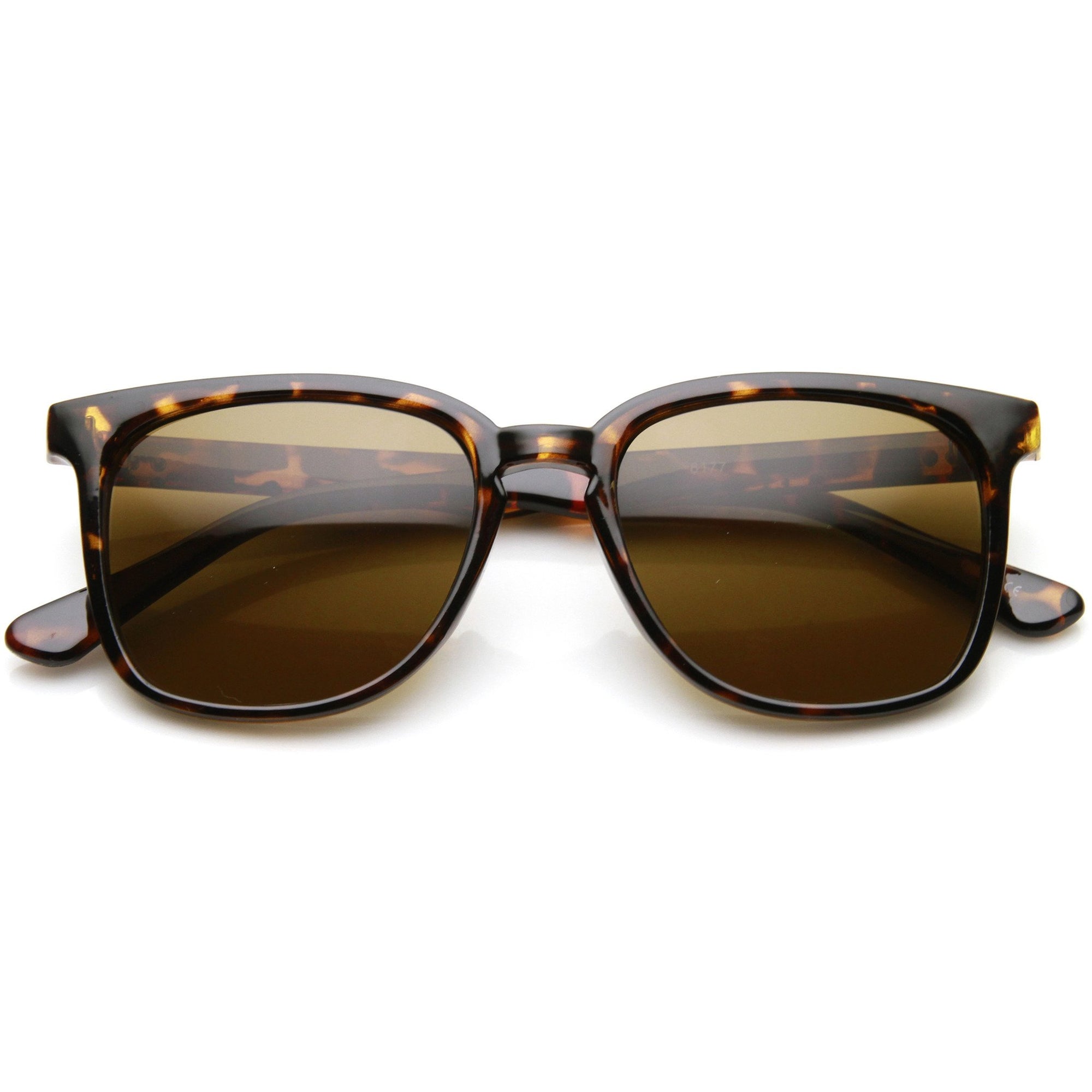 Indie Hipster Retro Dapper Horned Rim Sunglasses - zeroUV