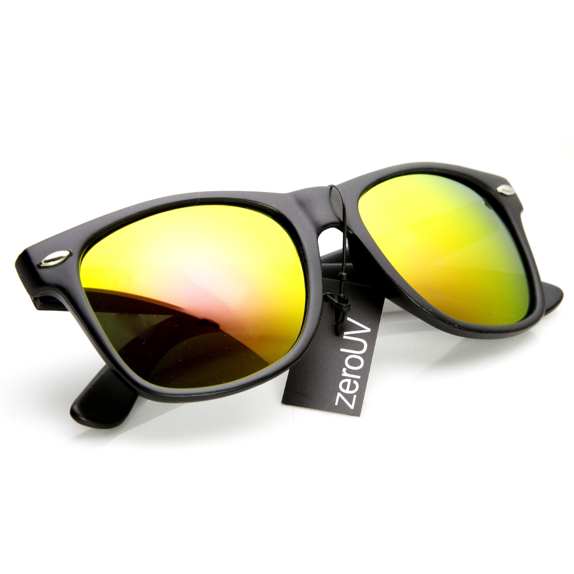 Matte Black Polarized Revo Lens Wayfarer Sunglasses Zerouv 