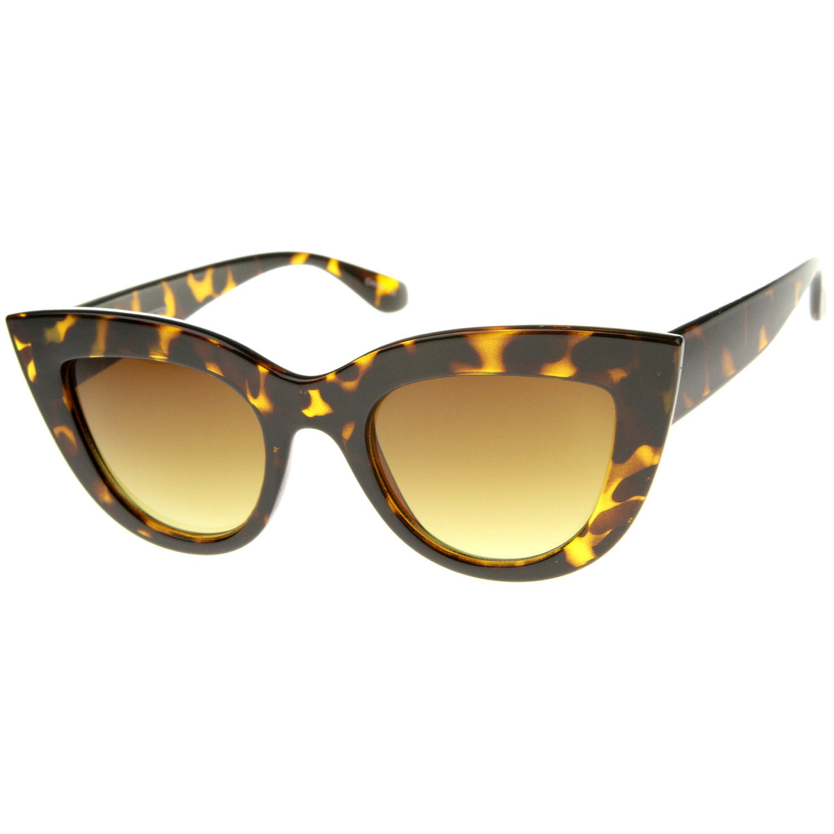 Women's 70's Retro Sharp Cat Eye Sunglasses - zeroUV