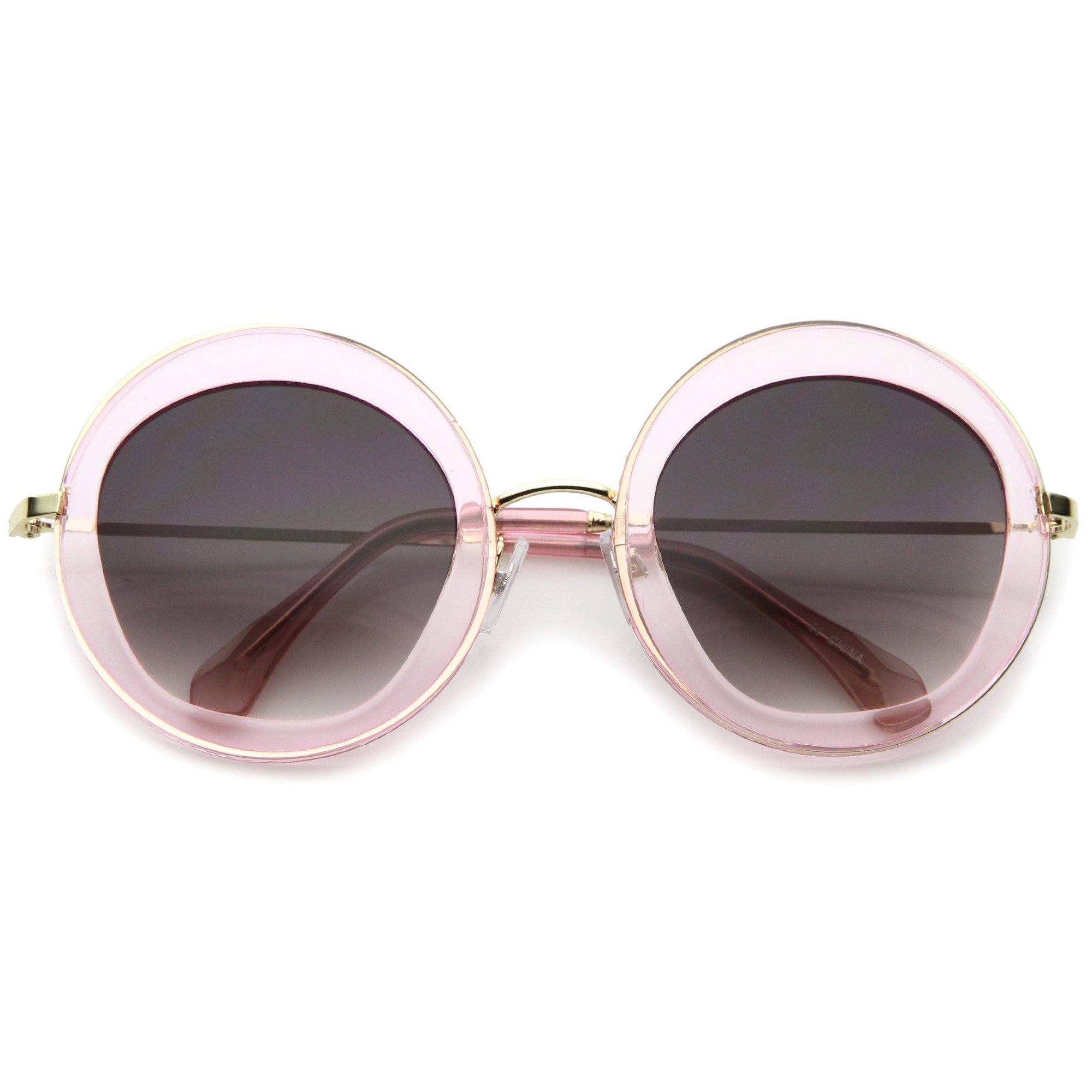 Women's Retro Penta Cut Gradient Lens Sunglasses - zeroUV