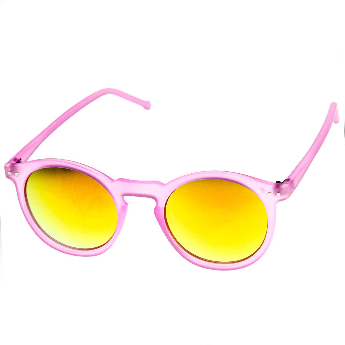 Retro P3 Frosted Round Revo Lens Colorful Sunglasses Zerouv 