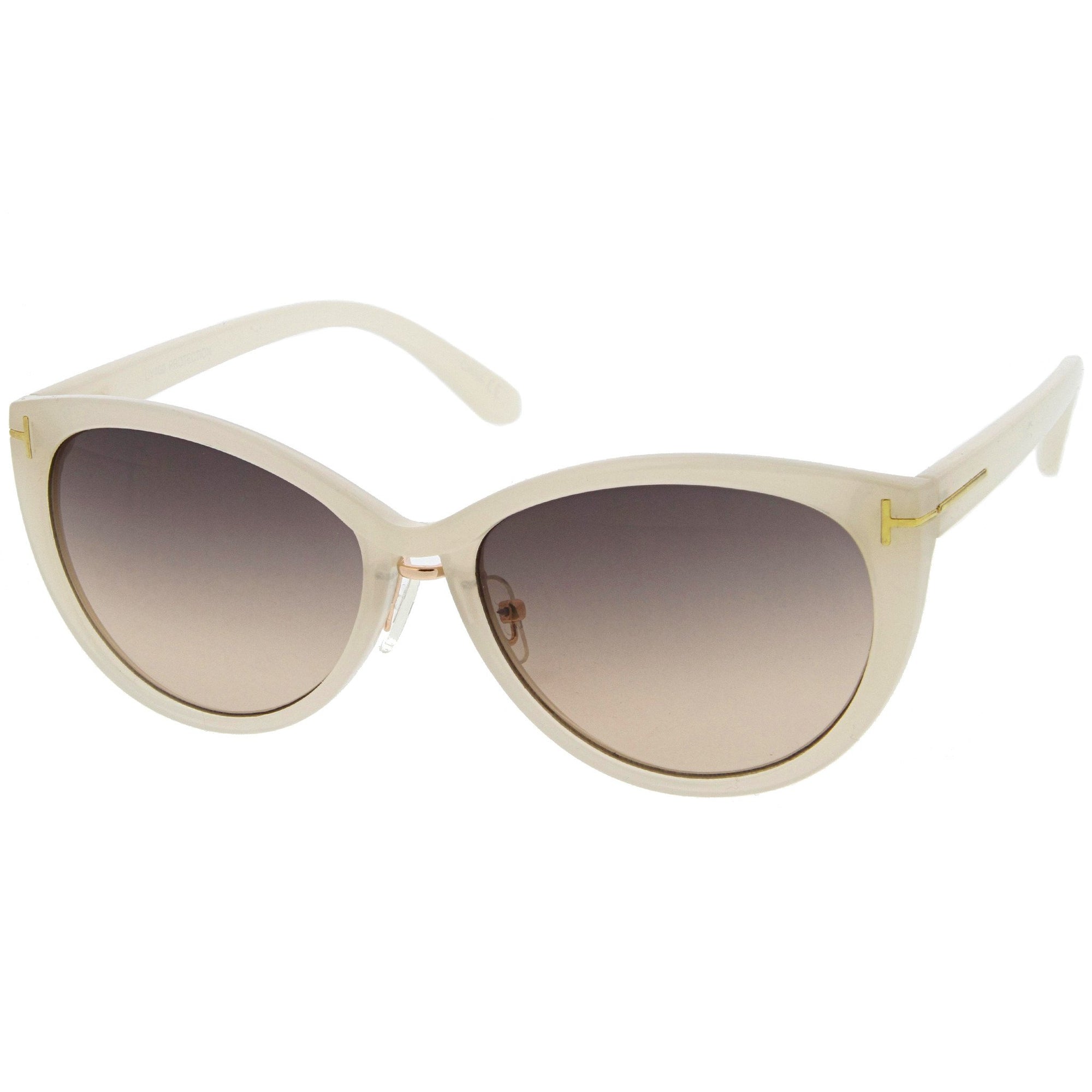 Women's European Oval Cat Eye Sunglasses - zeroUV