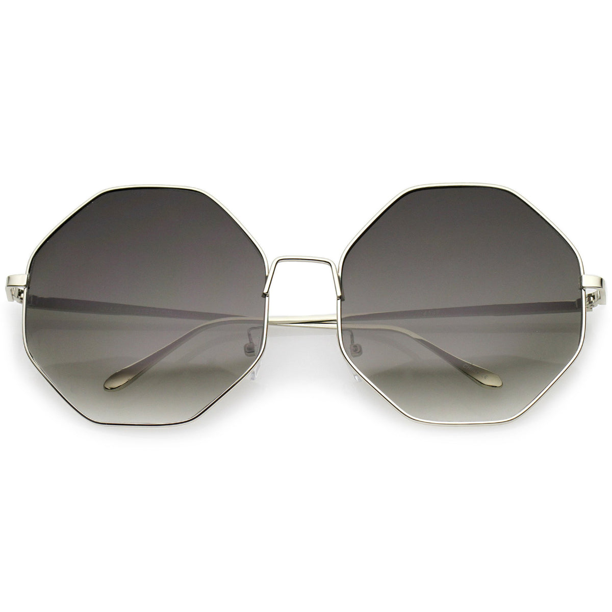 Oversize Women's Retro Hexagon Shape Sunglasses - zeroUV