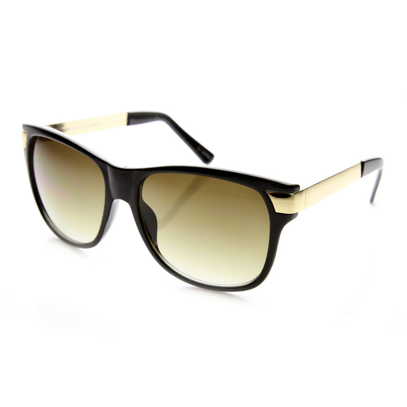 Womens Designer Oversize Wayfarer Sunglasses - zeroUV