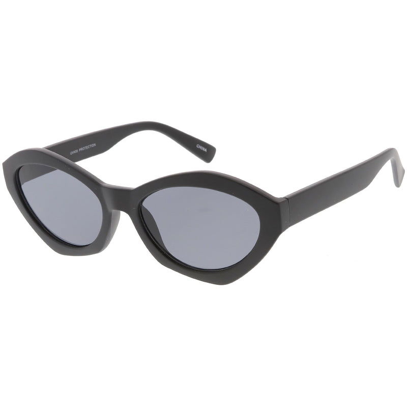 Oval Small Trendy Fashion Plastic Sunglasses – Weekend Shade Sunglasses