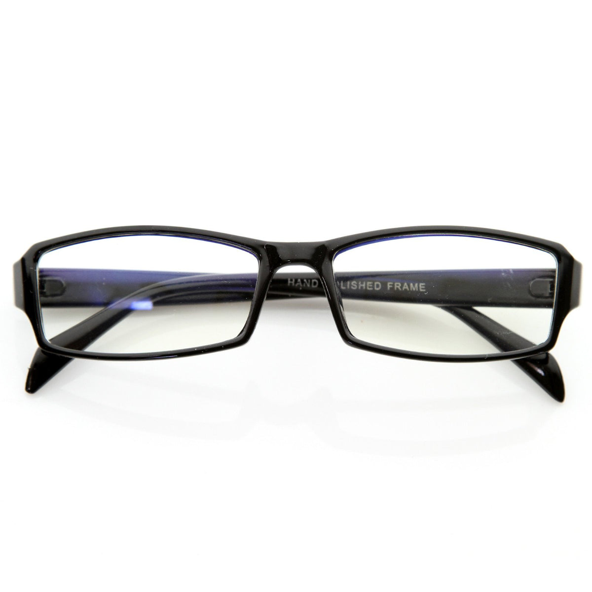 Optical Rx Rectangular Basic Frame Clear Lens Glasses Zerouv 