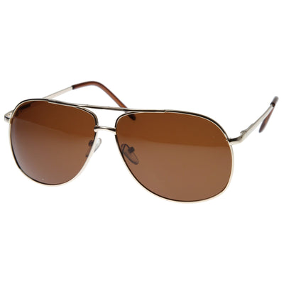 Mens Polarized Lens Metal Square Wire 
