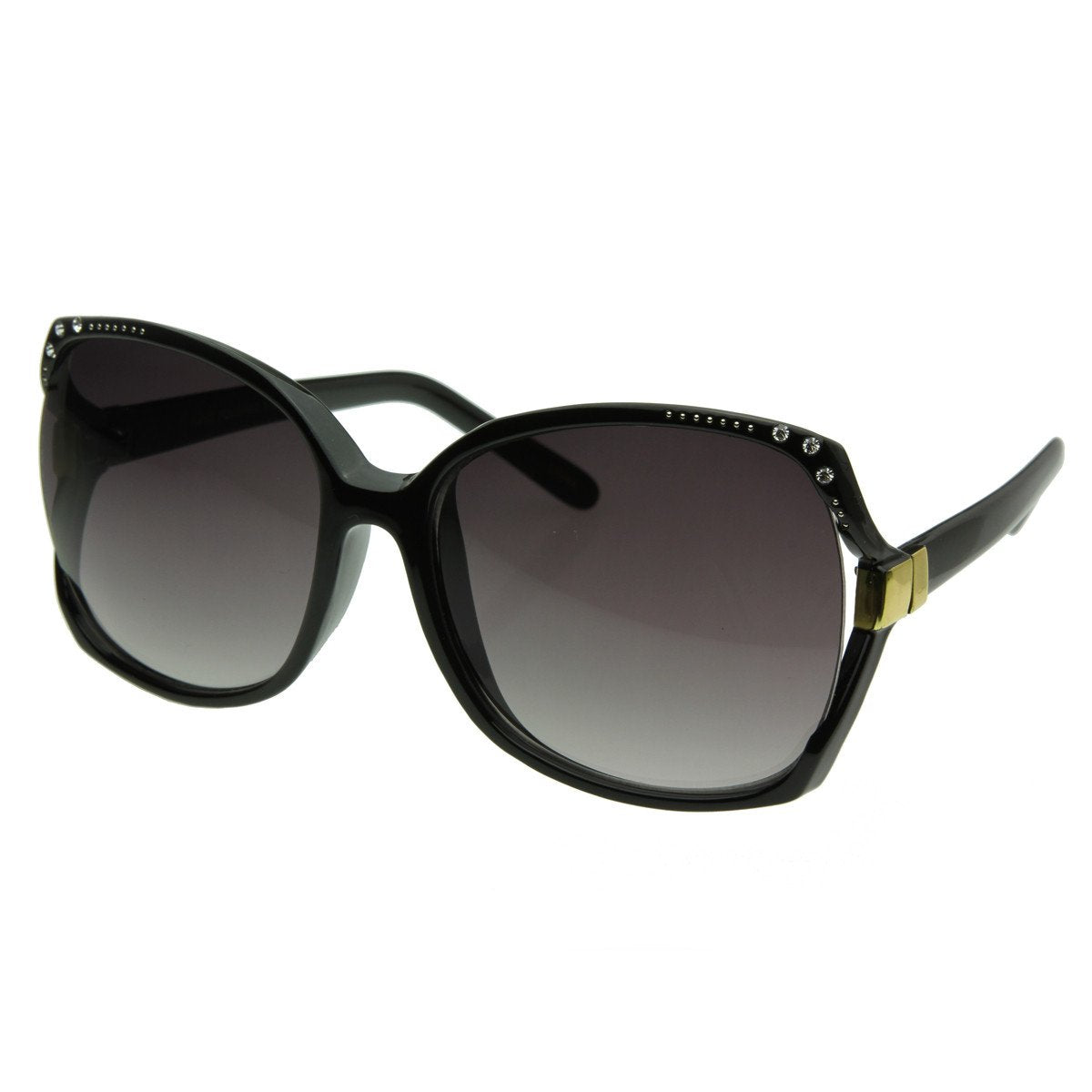 Jackie O Vintage Oversize Womens Square Sunglasses - zeroUV