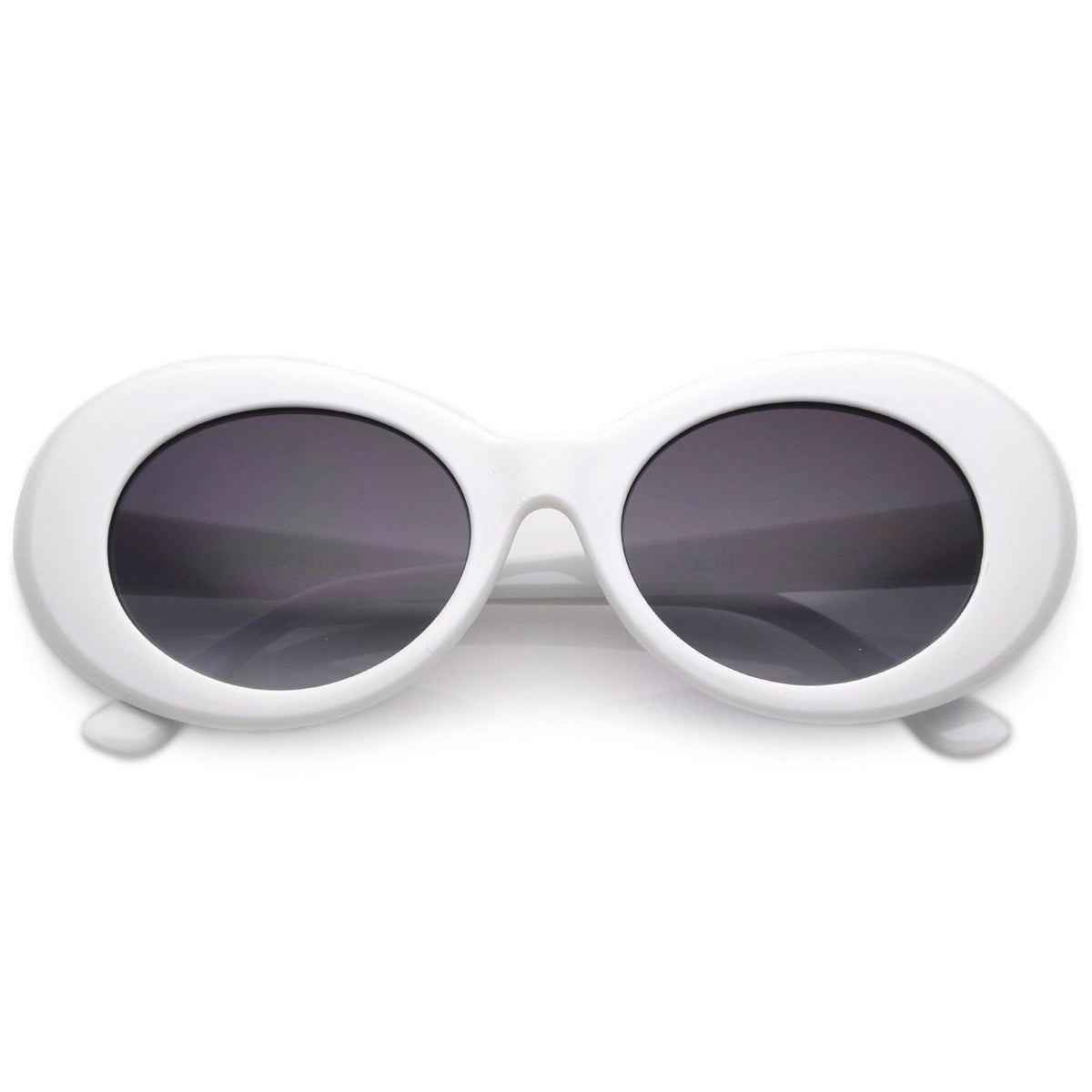 Retro Clout Oval Round 90s Gradient Lens Sunglasses Zerouv 