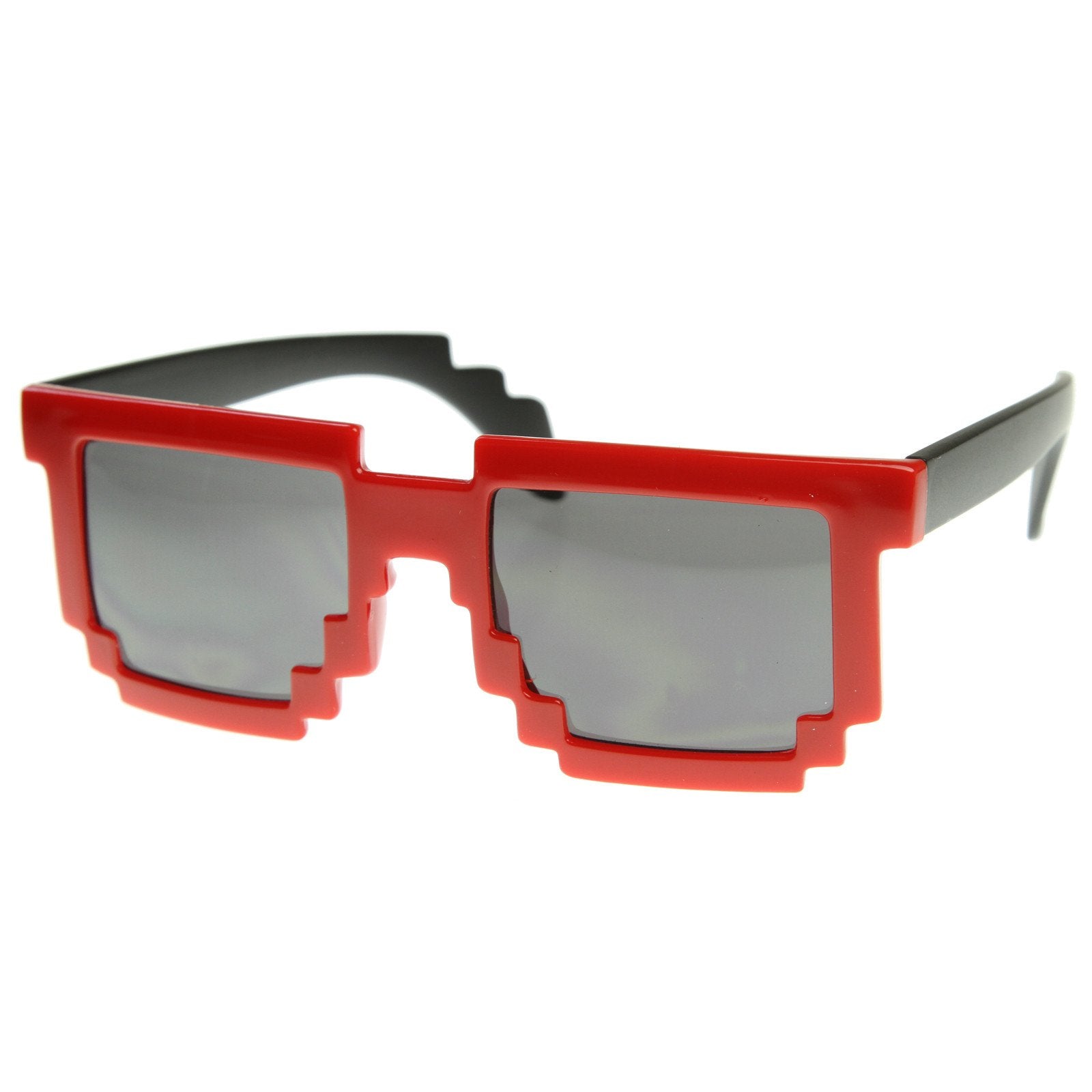 Super Fun Retro Pixelate 8 Bit Geek Sunglasses Zerouv