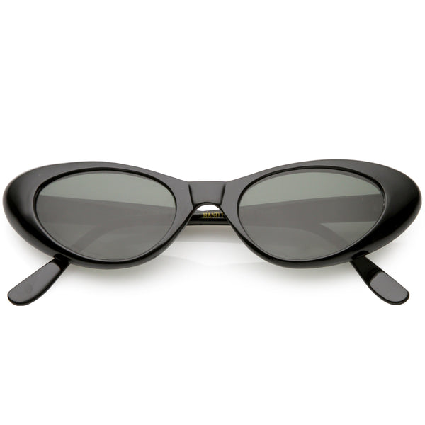 Women's Small Retro True Vintage Cat Eye Sunglasses - zeroUV