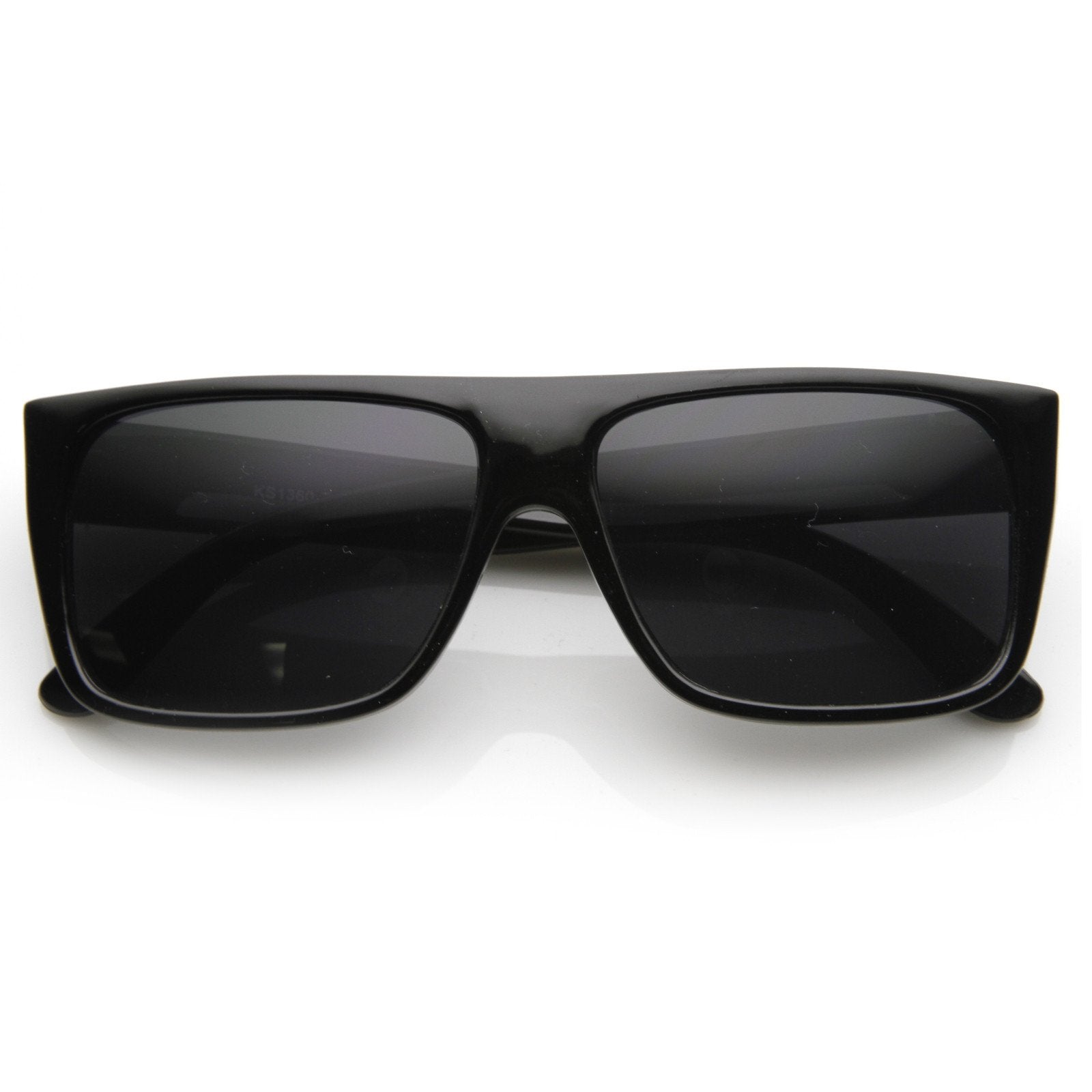 Black Grey Retro Hip-hop Sunglasses Small Frame Round Street