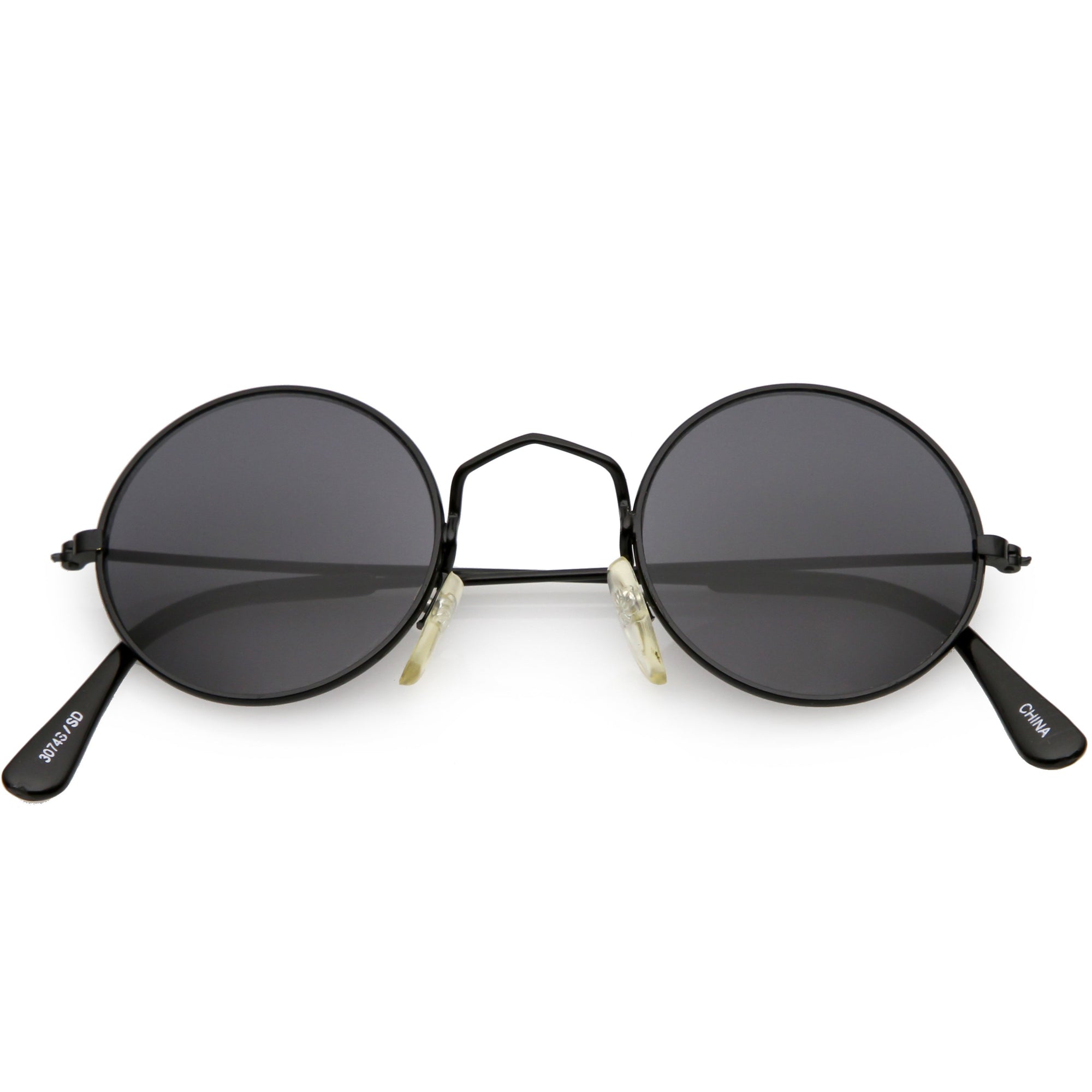 Small Round Dapper True Vintage Metal Sunglasses Zerouv 