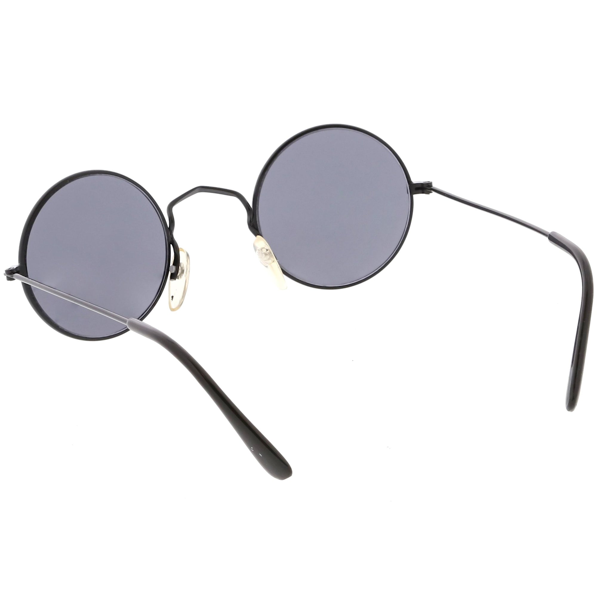 Small Round Dapper True Vintage Metal Sunglasses Zerouv 