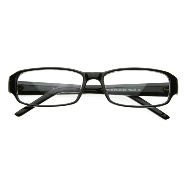 Unisex Optical RX Quality Square Clear Lens Glasses - zeroUV