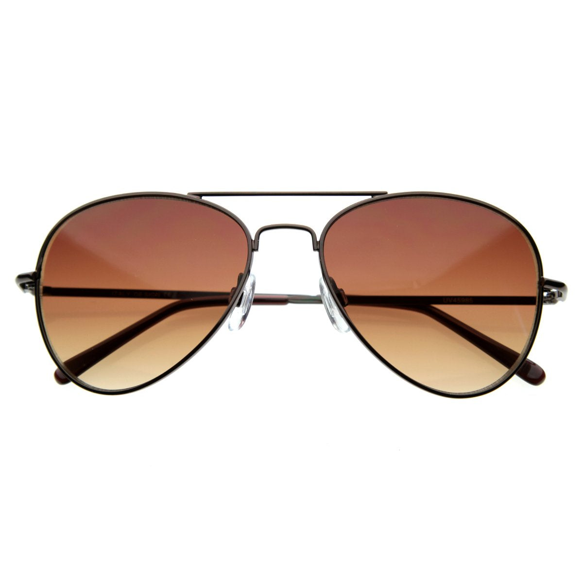 Medium Classic Retro Metal Frame Aviator Sunglasses Zerouv 